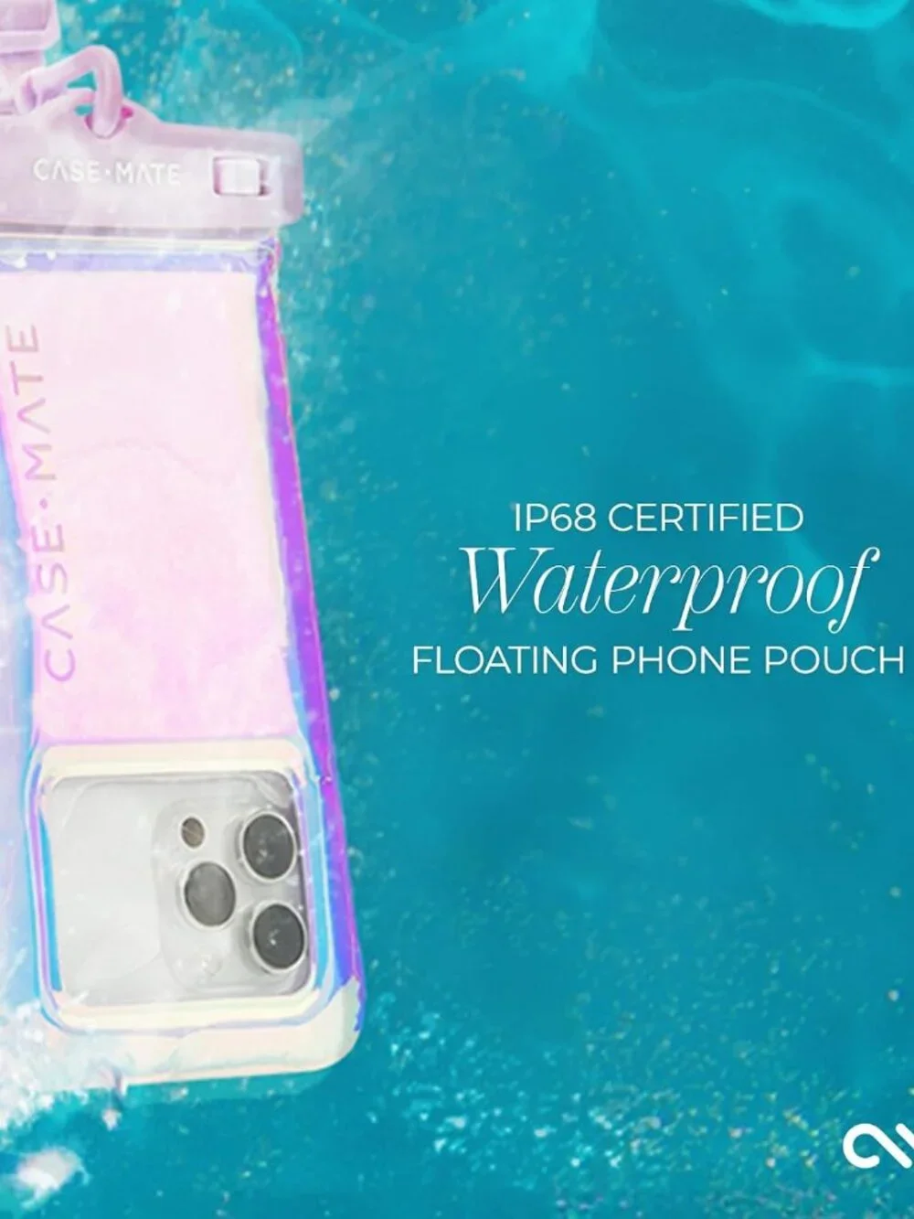 Case-Mate Waterproof Phone Pouch - Iridescent